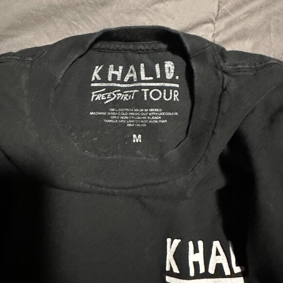 Khalid Free Spirit 2019 Tour T-Shirt - Size M 🎶 Rare Concert Tee! - Picture 4 of 6